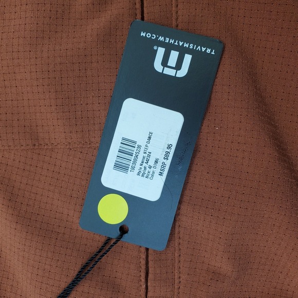 Travis Mathew Step Dance Golf Short Mens 42 Brown Performance 9" Inseam A42324 - Picture 7 of 9